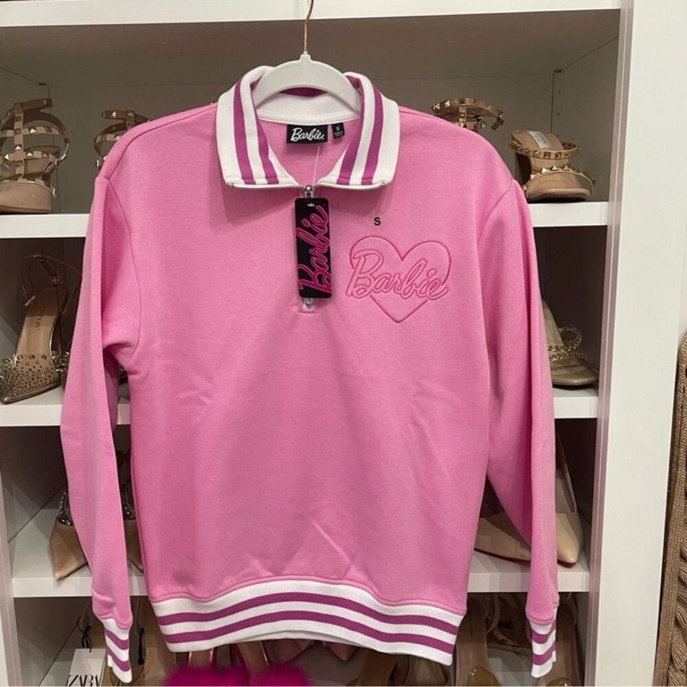 PINk BARBIE sweater white gift box Size M/L/XL - Picture 4 of 10